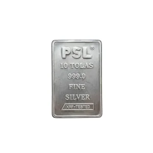10 Tola PSL Bar Front - The Metal Times Store