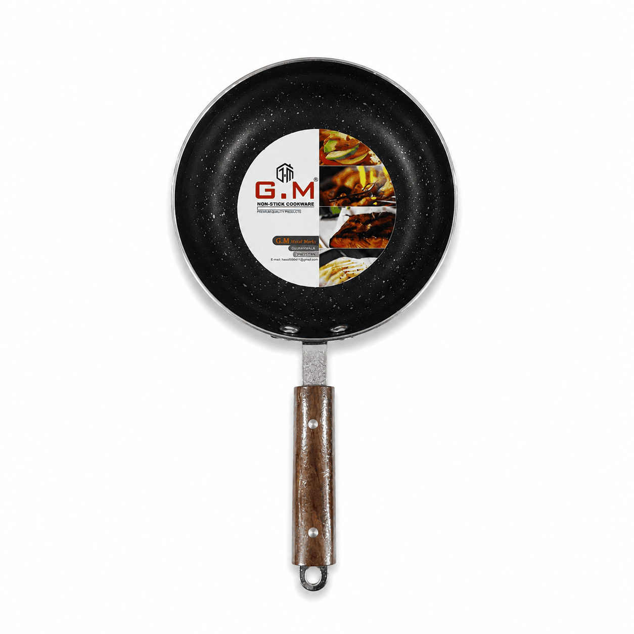 Non-Stick Frying Pan – G.M Cookware , front , the metal times store